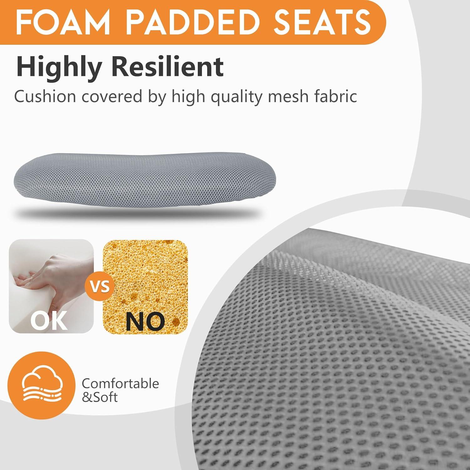 image:imageFDW Home Office Chair Mid Back Mesh Desk Chair Armless Computer Ergonomic Task Rolling Swivel Chair Back Support Adjustable Modern with Lumbar SupportBlueGrey