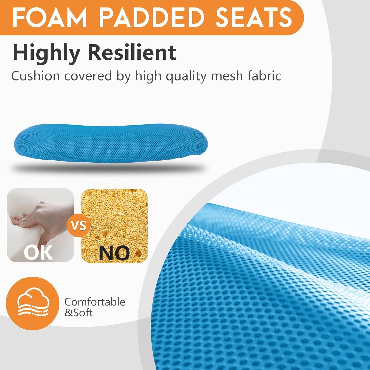image:imageFDW Home Office Chair Mid Back Mesh Desk Chair Armless Computer Ergonomic Task Rolling Swivel Chair Back Support Adjustable Modern with Lumbar SupportBlueBlue