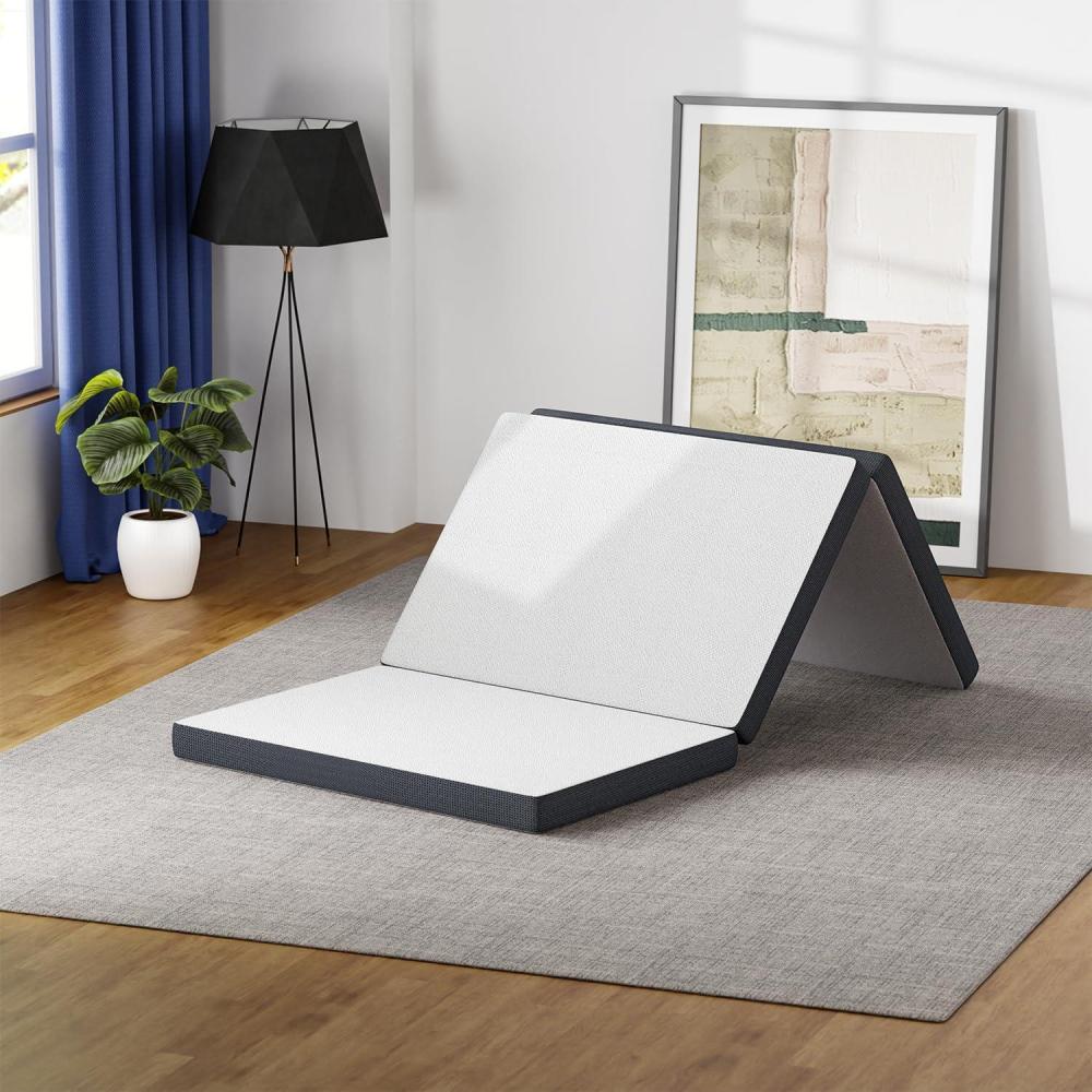 image:imageFDW MattressFoldable Mattress for Kids and AdultsMediumFirm Mattress with a Collapsible and Washable CoverSuitable for RV Travel Camping GuestQueenTw