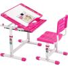 image:imageFDW Kids Desk Children Writing Student Desk Drafting Table Height Adjustable Study Table and Chair with Drawers StoragePinkPink