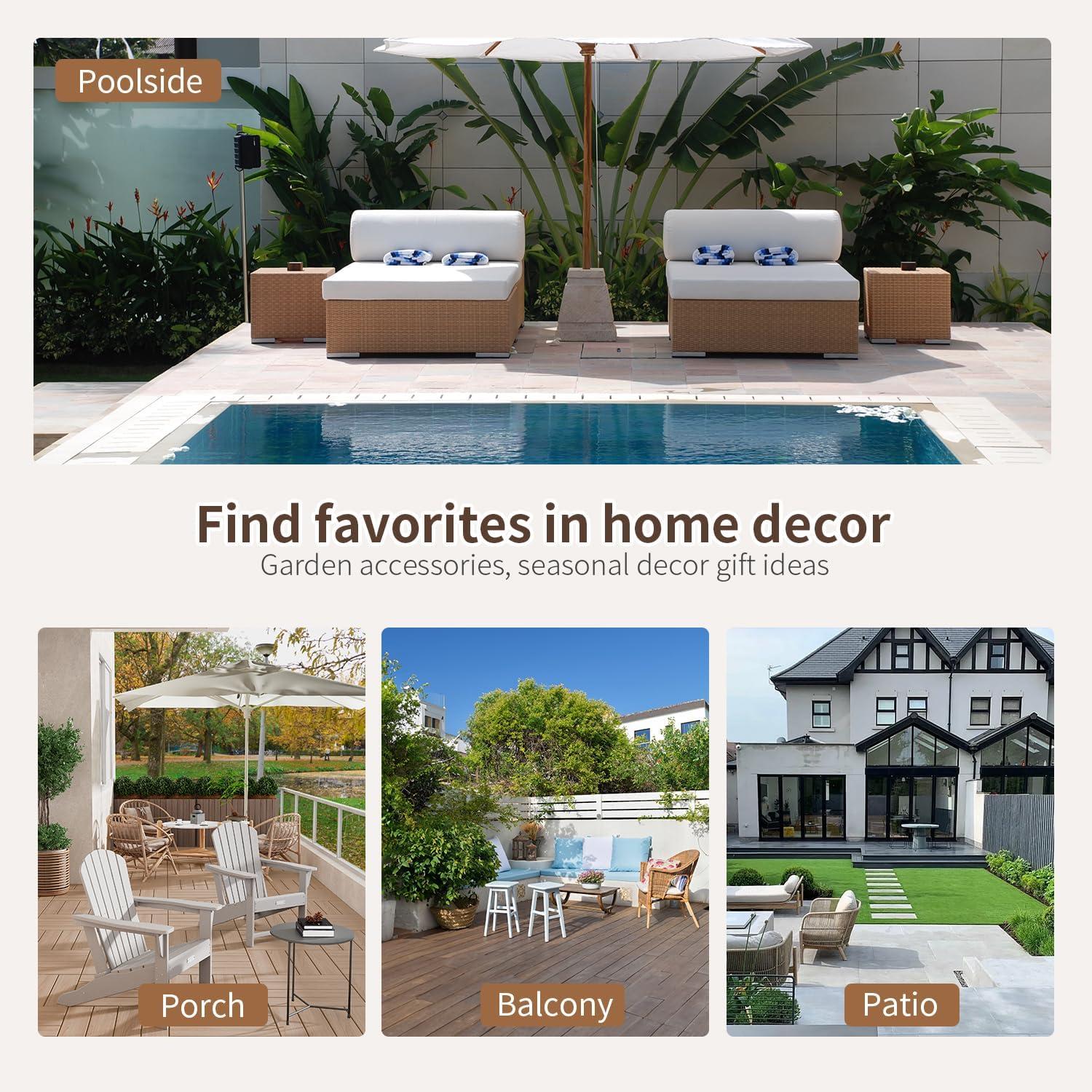 image:imageFDW Wicker Outdoor Furniture Patio Furniture Set of 3 Rattan Patio Chairs Outdoor Chairs Patio Conversation Set with Coffee Table for Yard Backyard Lawn Porch Poolside BalconyBlackGray and Red