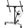 image:imageDrywall Lift 11 Drywall Panel Hoist Construction Rolling Caster Wheel Lockable Tool Jack Lifter Jack Drywall Lift Construction Tools Black